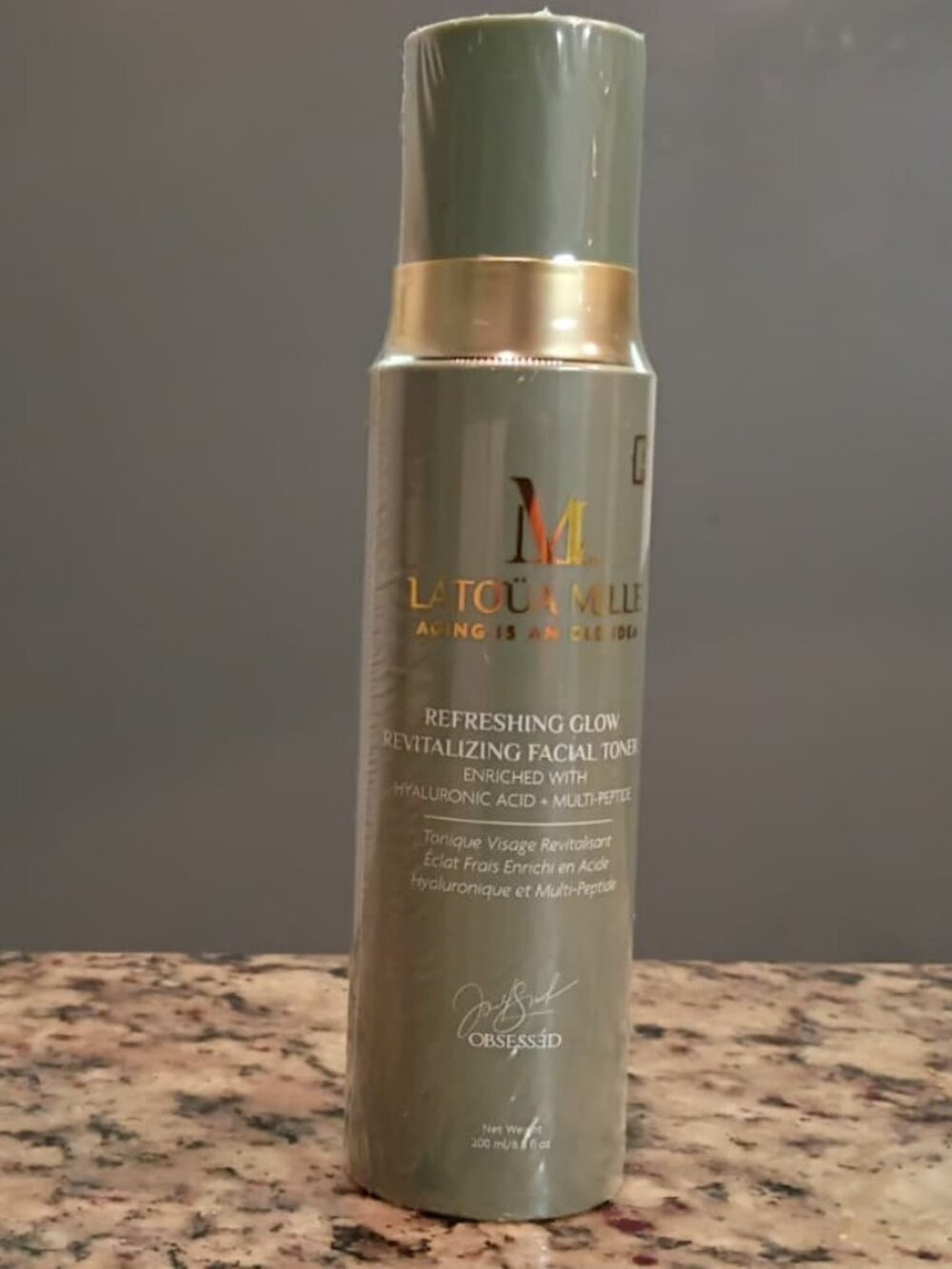 LATOUA MILLE REFRESHING GLOW REVITALIZING FACIAL TONER- HYALURONIC ACID- PEPTIDE